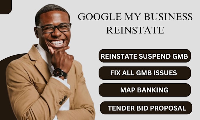 Bestseller - fix and  reinstate gmb suspended google my business listing