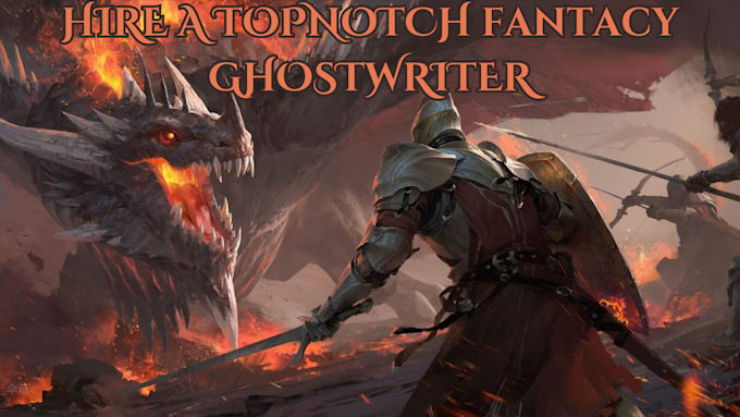 Gig Preview - Write fantasy ghostwriter fiction sci fi novel ebook writer fantasy short story