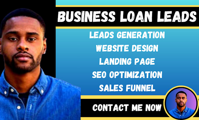 Gig Preview - Business loan leads business loan marketing facebook google instagram youtude ad