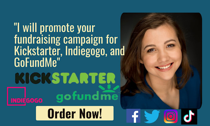 Bestseller - promote kickstarter, indiegogo, or gofundme to drive real backers and donation