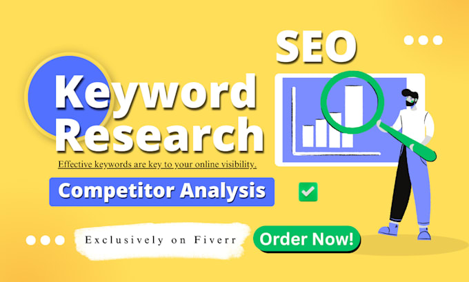 Gig Preview - Do keyword research and competitor analysis