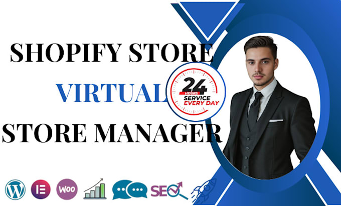 Gig Preview - Create professional shopify stores and be your virtual assistance in the UK, USA