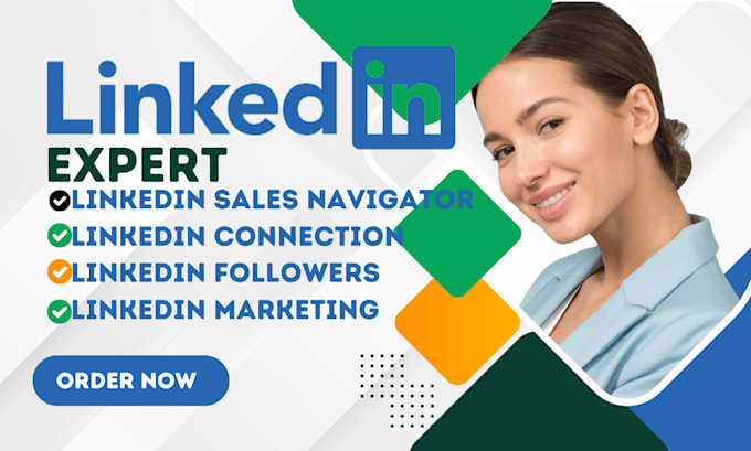 Gig Preview - Do linkedin sales navigator connections followers marketing lead generation