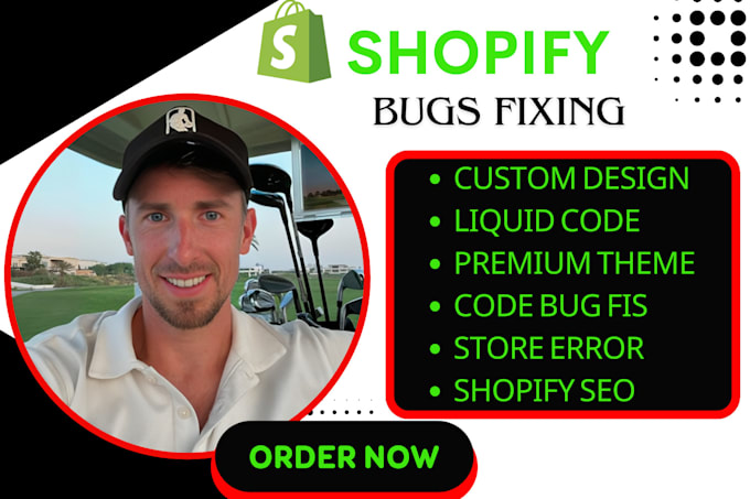 Gig Preview - Do shopify custom coding and shopify bug fix, shopify coder, shopify development