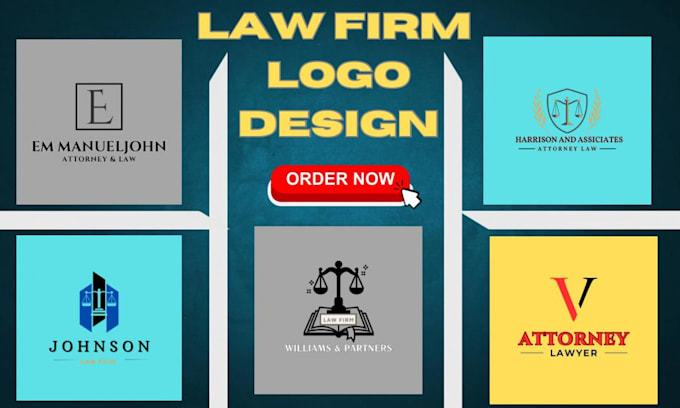 Gig Preview - Do a professional law firm logo for your brand and businesses