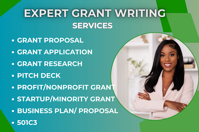 Gig Preview - Create compelling  grant proposals business plans and funding pitch decks