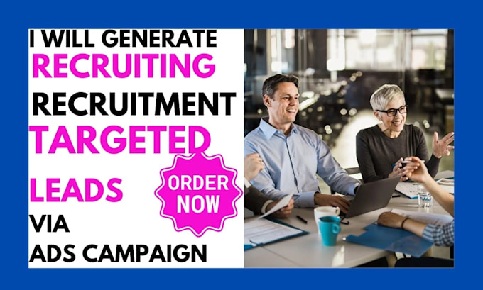 Gig Preview - Generate recruiting recruitment targeted lead via linkedin lead sales funnel