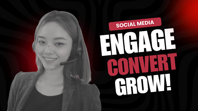 Gig Preview - Manage and grow your social media presence