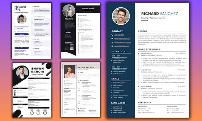 Gig Preview - Do professional CV, and resume design