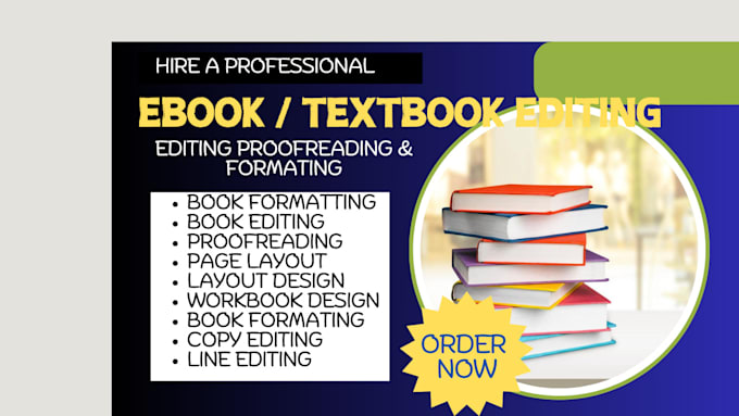 Gig Preview - Proofread textbook, poetry, memoir, picture book format editor, manual editing