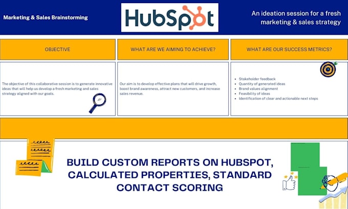 Gig Preview - Create sales reporting by deal sources in hubspot crm with custom reports