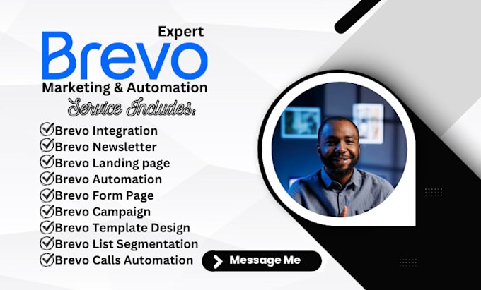 Gig Preview - Setup brevo CRM sales funnel automation brevo newsletter landing page design