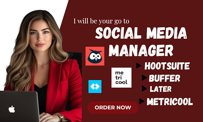 Bestseller - schedule social media manager posts with hootsuite metricool later buffer