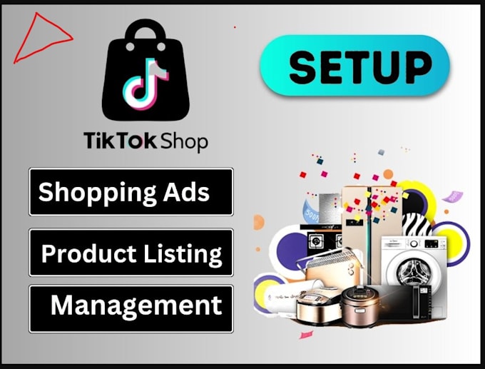 Gig Preview - Set up manage tik tok shop, tiktok dropshipping promotion tik tok monetization