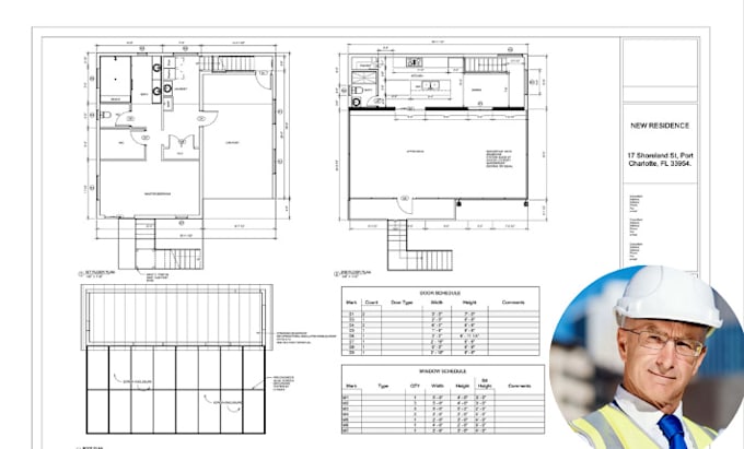 Gig Preview - Do architectural floor plan, elevation, permit, architect site plans, blueprint