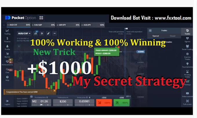 Bestseller - develop pocket option bot, iq option, pocket option, quotex bot, deriv bot