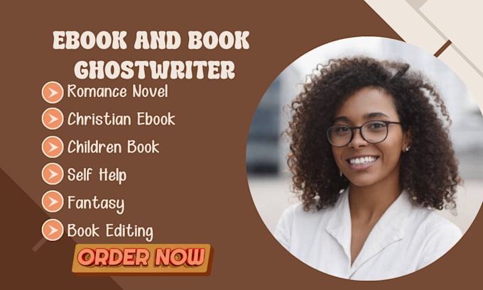 Gig Preview - Ghostwrite fiction ebook ebook ghostwriter fiction novel non fiction ghostwriter