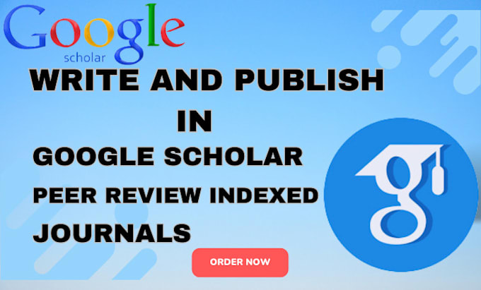 Gig Preview - Write and publish articles in google scholar peer reviewed indexed journal