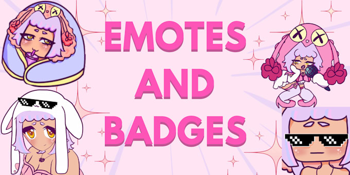 Gig Preview - Make emotes and badges for twitch