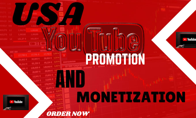 Gig Preview - Do organic USA youtube promotion channel monetization