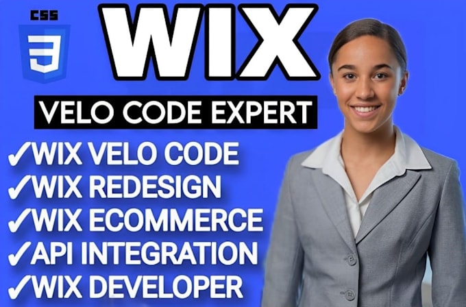 Gig Preview - Customize and fix wixredesign wix website wix velo, wix code database webstudio