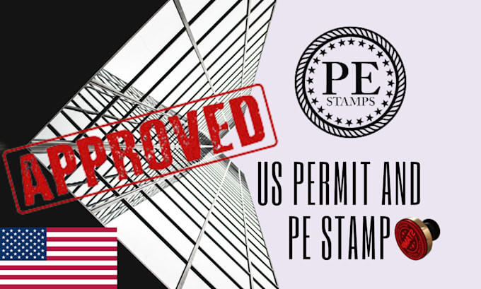 Gig Preview - Stamp and sign architecture plan site plan  and pe stamp for city permit