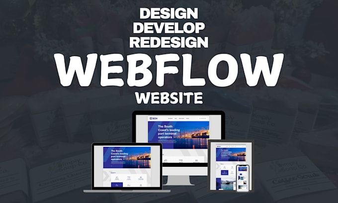 Gig Preview - Develop webflow website design, landing page redesign and do website seo