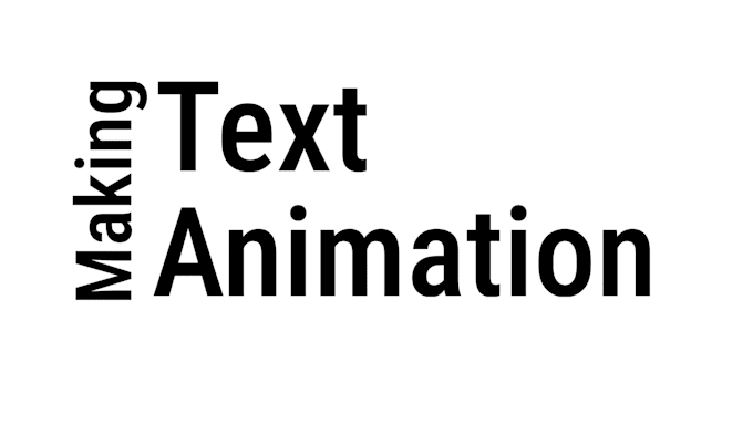 Bestseller - making simple text animation for you