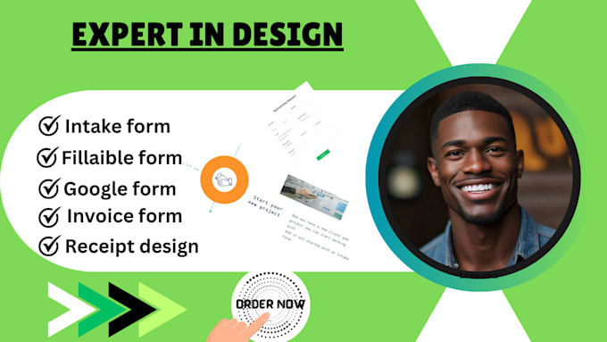 Gig Preview - Design intake form, invoice, google forms, letterhead, fillable form