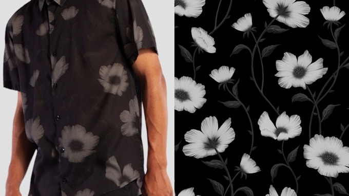 Gig Preview - Do seamless patterns designs for men