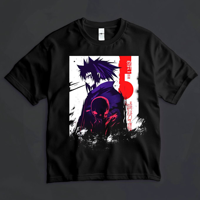 Gig Preview - Draw anime t shirt design for you