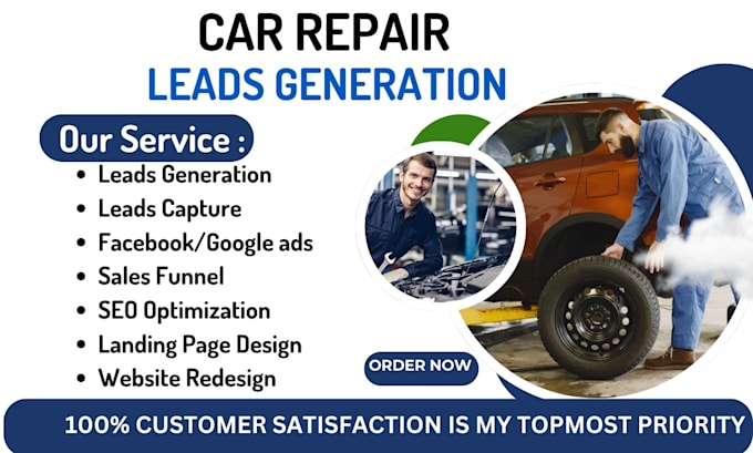 Bestseller - generate car repair leads, car dealership, auto repair leads, automotive ads