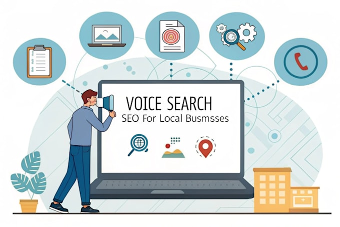 Gig Preview - Optimize your business website for voice search and local SEO success