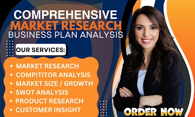 Gig Preview - Do market research, swot research, research analysis, competitive analysis