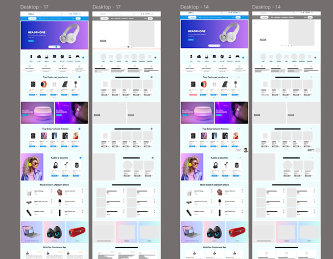 Bestseller - design user centered UI UX designs in figma