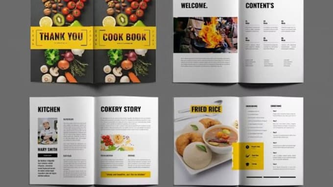 Gig Preview - Cookbook writer kids recipe book cookbook formatting kid design food recipe book