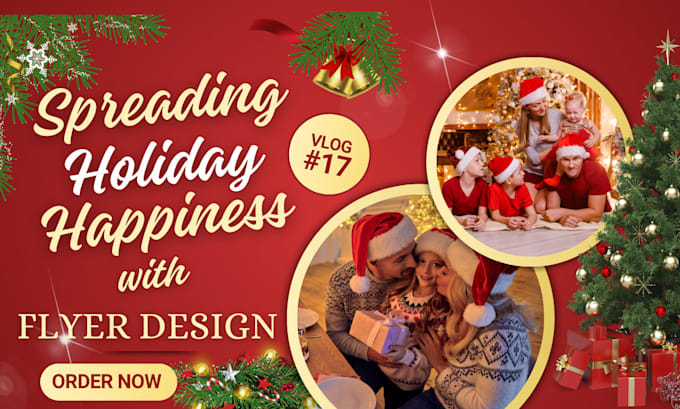 Gig Preview - Redesign and design  your flyer for christmas and new year