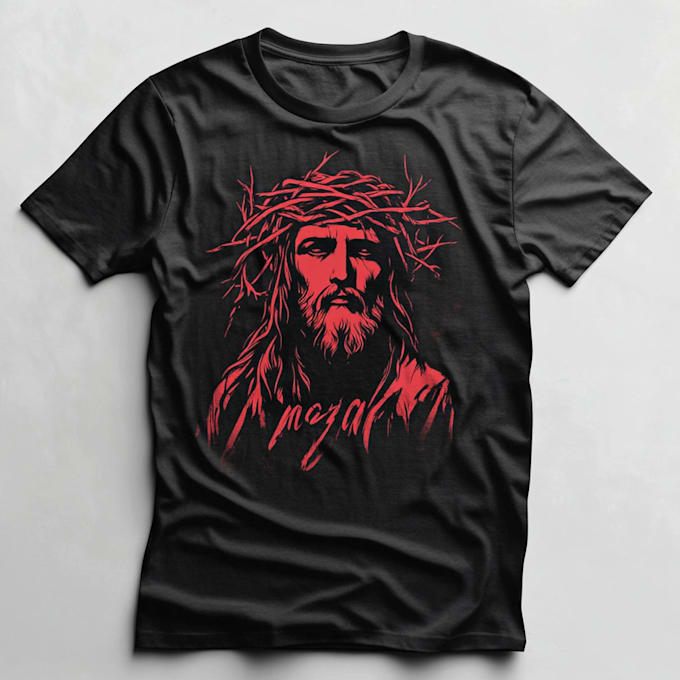 Gig Preview - Do custom typography christian t shirt design