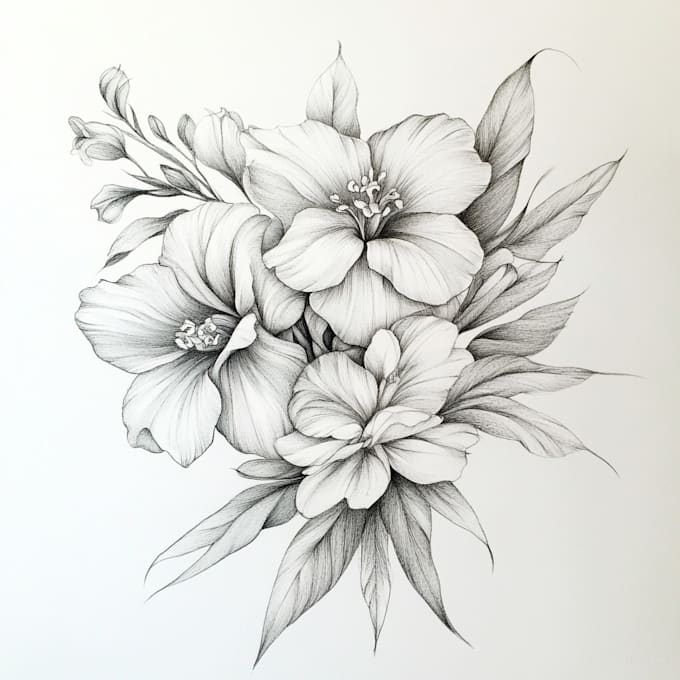 Gig Preview - Create custom botanical illustration, concept art,