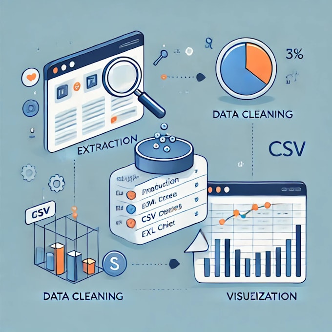 Bestseller - do web scraping, data analysis, and visualization for your project