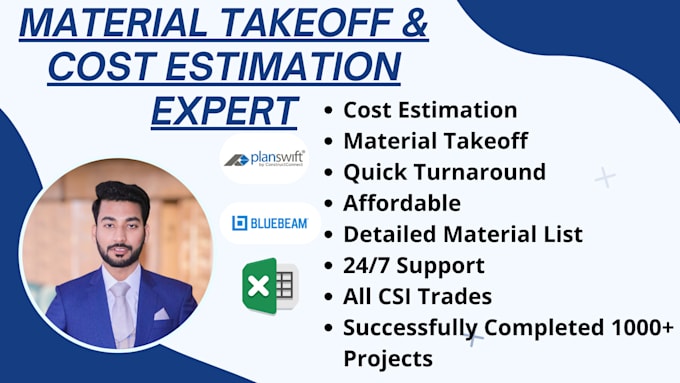 Gig Preview - Do detailed cost estimation and material takeoff for all csi trades