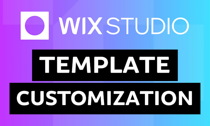 Gig Preview - Do wix studio website template customization