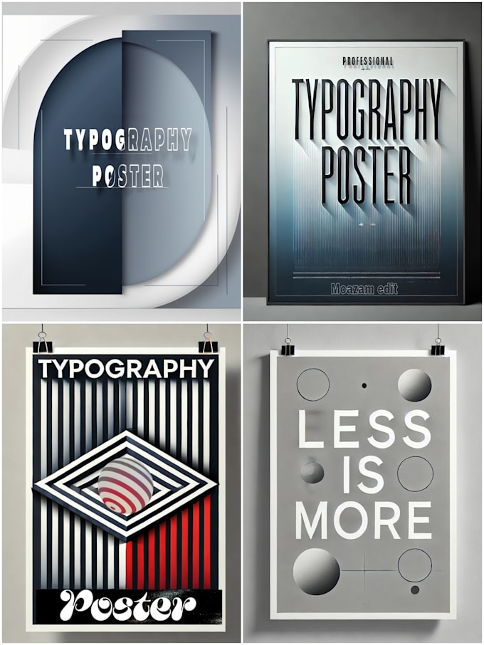 Gig Preview - Create typography posters for you