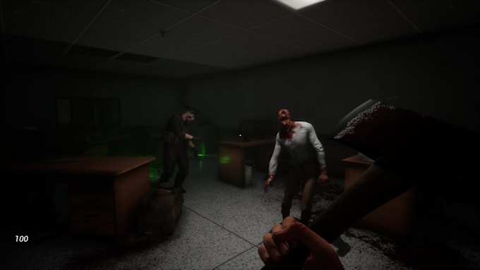 Gig Preview - Build 3d realistic scary unreal engine horror game for you, zombie game