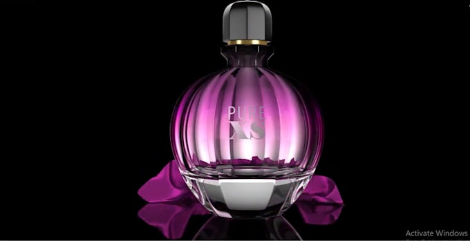 Gig Preview - Do 3d perfume animation, 3d bottle body spray, 3d perfume design,3d cgi and vfx