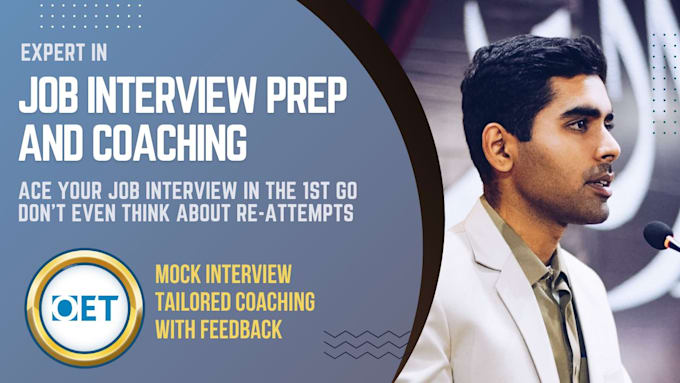 Gig Preview - Conduct a mock job interview with feedback and coaching