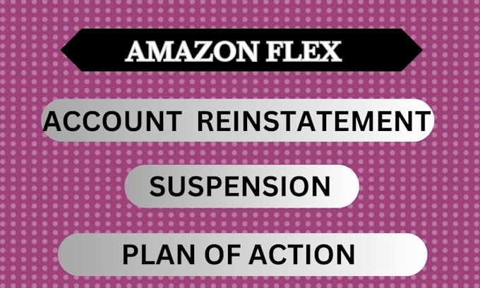 Bestseller - do amazon flex account reinstatement appeal letter, section 3 suspension, poa