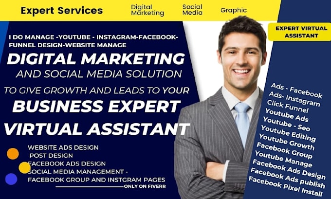 Gig Preview - Be your digital and social media marketing manager and assistant