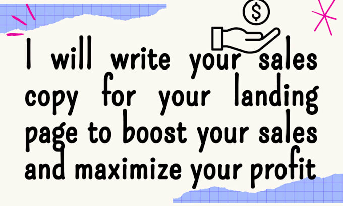 Gig Preview - Copywrite your landing page to boost sales