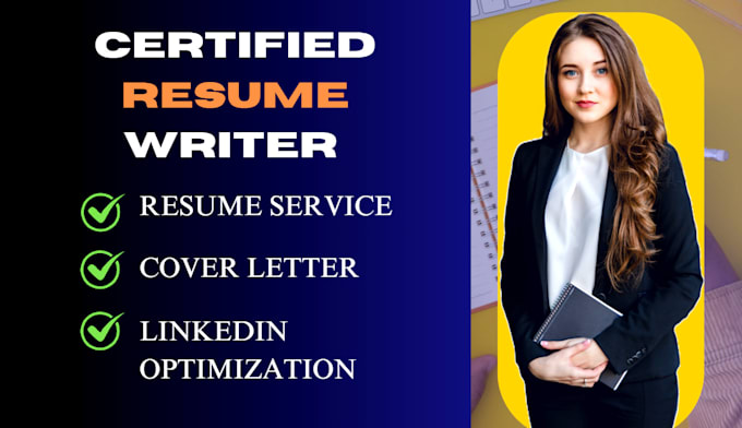 Gig Preview - Write professional resume, cv, cover letter and linkedin services